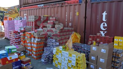 ضبط حاوية مستحضرات تجميل مهربة جمركيا بميناء الإسكندرية