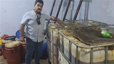 ضبط 2 طن زيوت غير صالحة للاستخدام الآدمي بالجيزة| صور 