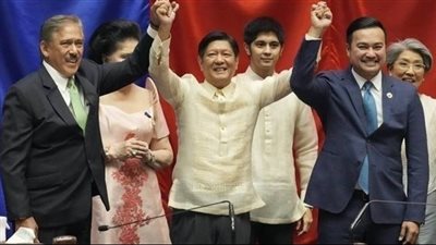 البرلمان الفلبيني يعلن فرديناند ماركوس رئيسا للبلاد