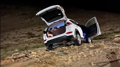 إصابة شخصين في انقلاب سيارة بشمال سيناء 