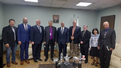 رئيس الإنجيلية يستقبل وفد الكنيسة المعمدانية 