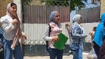 فرحة طالبات الشهادة الإعدادية بالقاهرة بسهولة امتحان العلوم | فيديو 