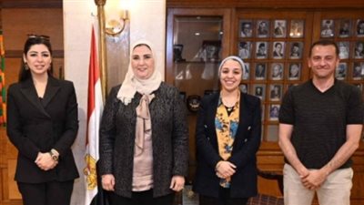 وزيرة التضامن تبحث التعاون مع وفد من التحالف الوطني للعمل الأهلي
