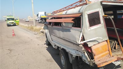 بالأسماء.. إصابة 15 طالبا في حادث تصادم بكفر الشيخ