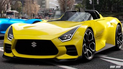سوزوكي رودستر.. سيارة رياضية رقمية بـ 3 محركات كهربائية 