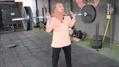 عبير وسلطان.. قصة بطلين أولمبيين جمعهما الحب والرياضة | فيديو 