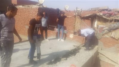 إزالة مباني مخالفة في أبو النمرس | صور