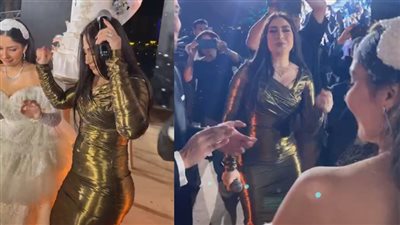 بعد أيام من فرحها.. بوسي تشعل حفل زفاف ابنة مدحت العدل وسط تفاعل الحضور | فيديو