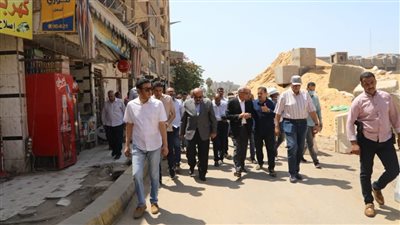  محافظ الجيزة: محور عمرو بن العاص يساعد في تخفيف الكثافات المرورية | صور 