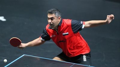أحمد صالح يخسر أمام بطل نيجيريا في البطولة الأفريقية لتنس الطاولة