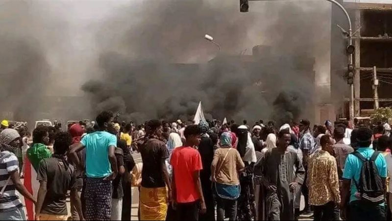 الاحتجاجات في الخرطوم