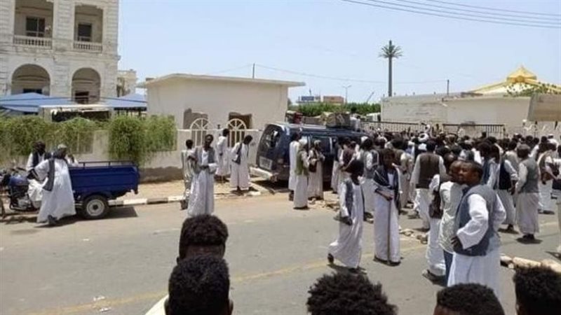 محتجو مجلس البجا