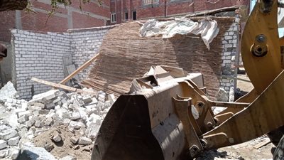 حملات لإزالة التعديات على أملاك الدولة والأراضي الزراعية في الدقهلية