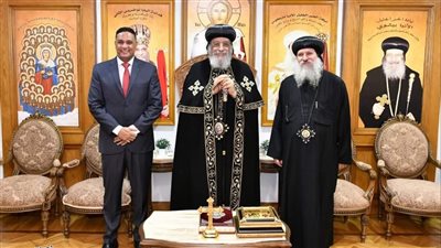 البابا تواضروس يستقبل قيادات محافظة الدقهلية