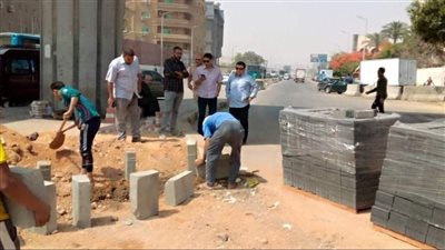 رفع 400 طن مخلفات بشارع اللبيني في الهرم | صور