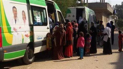 بدء القوافل الطبية بـ 5 مراكز في أسيوط ضمن مبادرة حياة كريمة 