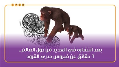 بعد انتشاره في العديد من دول العالم.. 6 حقائق عن فيروس جدري القرود | إنفوجراف 