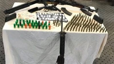 بينهم رشاش جرينوف.. ضبط 392 قطعة سلاح ناري وأبيض بحوزة 140 متهما بالمحافظات