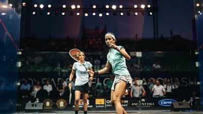 نوران جوهر تتأهل لنهائي بطولة الجونة للإسكواش