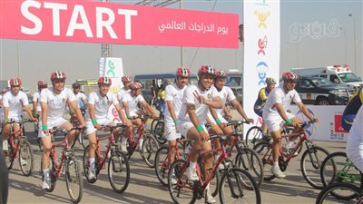انطلاق أكبر احتفالية باليوم العالمي للدراجات في العاصمة الإدارية | فيديو وصور 