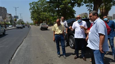 محافظ الجيزة يتابع أعمال التطوير بشارعي البحر الأعظم وشارل دي جول.. صور