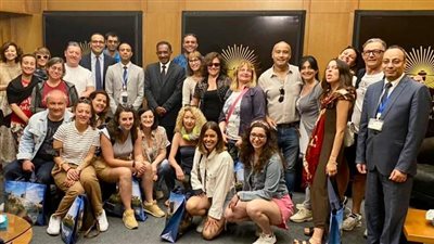 المتحف القومي للحضارة المصرية يستقبل أول وفد سياحي إيطالي قادم من مطروح