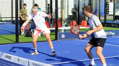 تأهل 12 لاعبا مصريا لربع نهائي البطولة الدولية للبادل تنس 