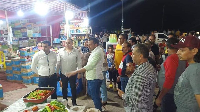 حملة ليلية لرفع الإشغالات