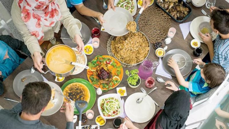 تناول الطعام