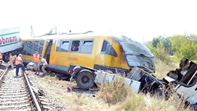 إصابة 100 شخص في اصطدام قطار بسلوفاكيا