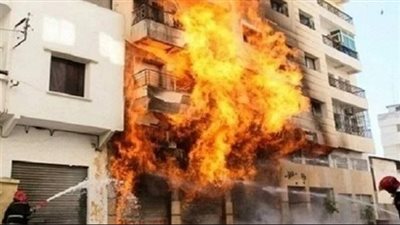 الحماية المدنية تجري عملية تبريد لحريق عقار سكني بمدينة 6 أكتوبر