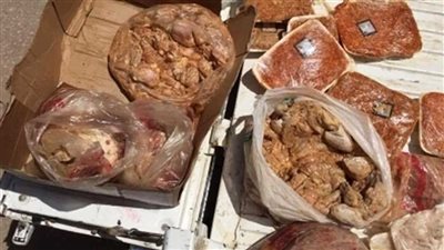 ضبط 210 كيلو دواجن فاسدة بمحل شهير في حدائق الأهرام | صور