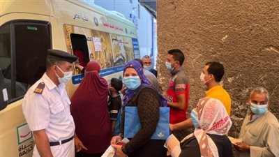 قوافل مُجهزة لإستخراج وتجديد بطاقات الرقم القومى للمواطنين |صور 