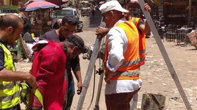 بعد أسبوع من الطفح.. تطهير وتسليك بالغطاس والمعدات لشارع محمد رهوني ببشتيل | صور