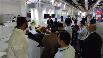 شركة لبنانية تقدم خدمات الإسعافات لطلاب الطب بالمعرض الطبي الأفريقي|فيديو