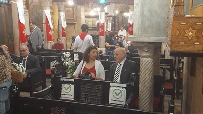 بدء توافد الحضور لاحتفالية إحياء مسار رحلة العائلة المقدسة بكنائس زويلة الأثرية