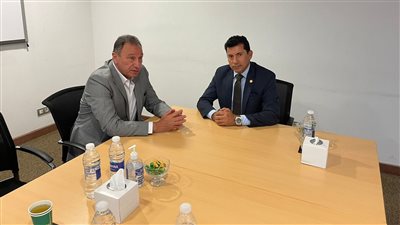 وزير الرياضة يناقش مع محمود الخطيب أزمة نهائى دورى أبطال أفريقيا