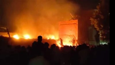 إشعال النيران في منزل المتهم بالتعدى جنسيا على طفلة بالمنوفية