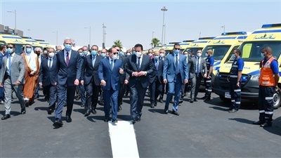  السيسي يتفقد المعرض الطبي الأفريقي الأول| صور