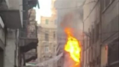 السيطرة على حريق هائل بحدائق انطونيادس بالإسكندرية