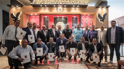 الخطيب يلتقي المجلس الجديد لنقابة العاملين بالأهلي