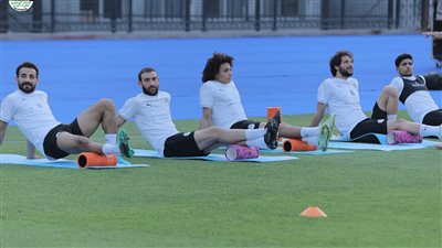 منتخب مصر يؤدى مرانه باستاد القاهرة استعدادا لمواجهة إثيوبيا