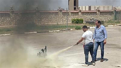 تدريب 50% من العاملين بالقابضة للمطارات‏ ‏على الإطفاء ومكافحة الحرائق
