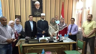 وفد ماليزي يزور منطقة الإسكندرية الأزهرية