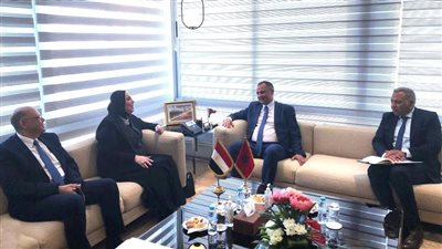 وزيرة التجارة تبحث مع نظيرها المغربي تعزيز التعاون الاقتصادي وزيادة التجارة البينية