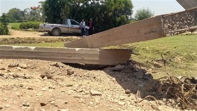 إزالة أعمدة خرسانية مخالفة بالبراجيل في الجيزة | صور