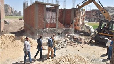 إزالة تعديات على الأراضي الزارعية بكرداسة 