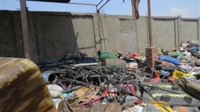 حملة أمنية تداهم مصانع بير السلم في الجيزة |صور 