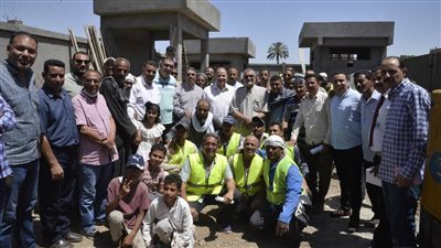 محافظ أسيوط يتفقد أعمال إنشاء محطة صرف بني طالب 