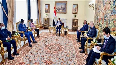بسام راضي: الرئيس يؤكد لوزيرة خارجية تنزانيا موقف مصر الثابت بالحفاظ على أمنها المائى والحقوق التاريخية المكتسبة في مياه النيل من خلال التوصل إلى اتفاق قانوني ملزم بشأن قواعد ملء وتشغيل سد النهضة